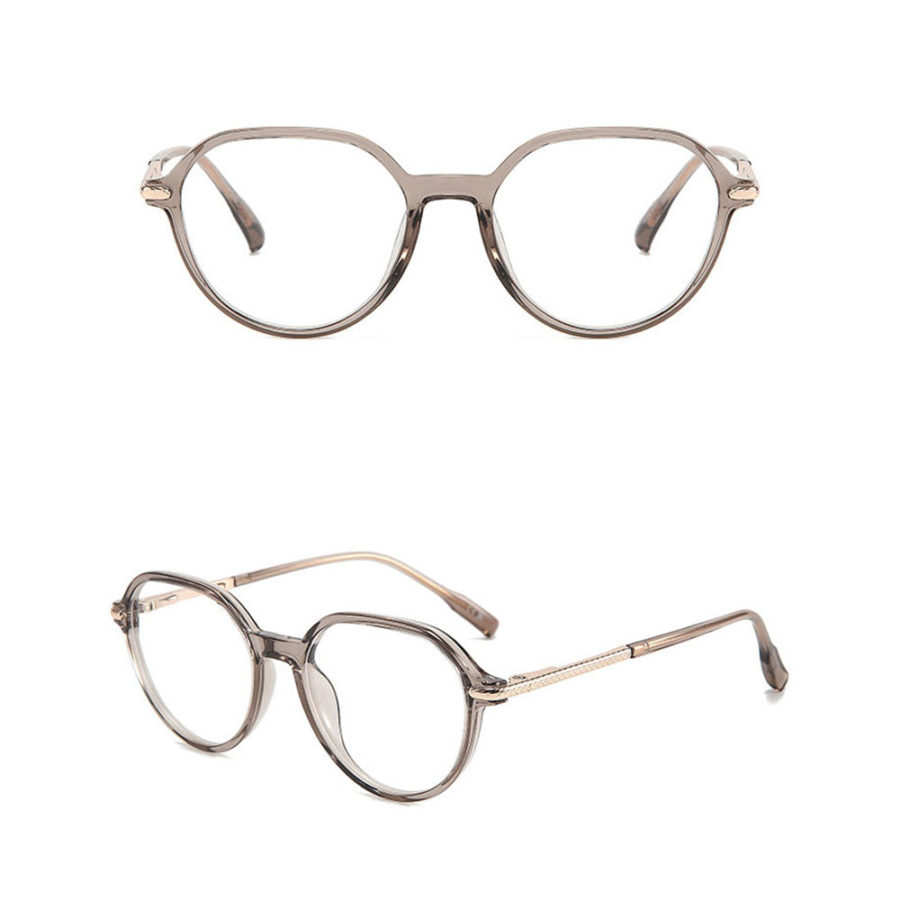 Lunettes d'ordinateur unisexes Techsuit TM1062, anti-lumière bleue, marron clair