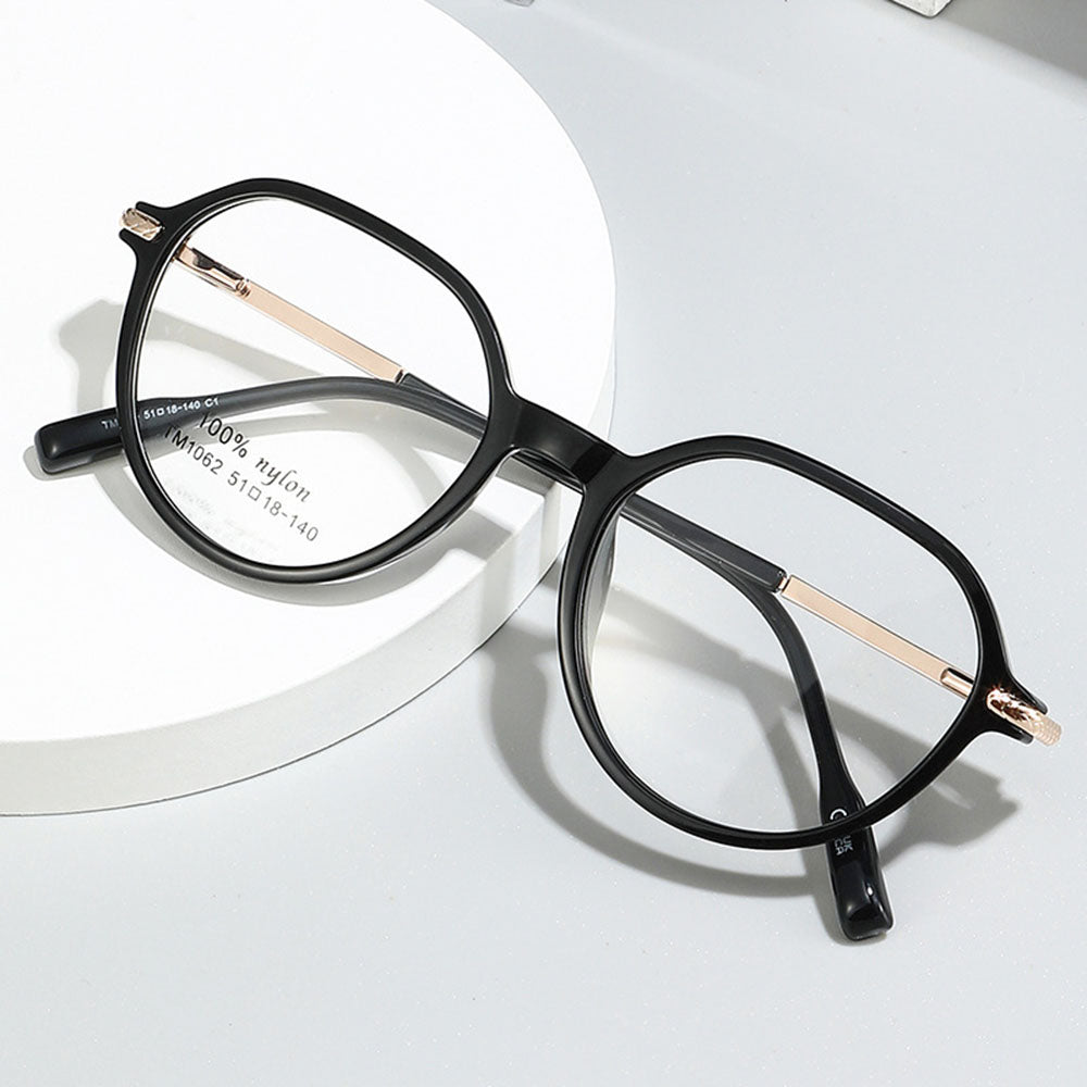 Lunettes d'ordinateur unisexes Techsuit TM1062, anti-lumière bleue, marron clair