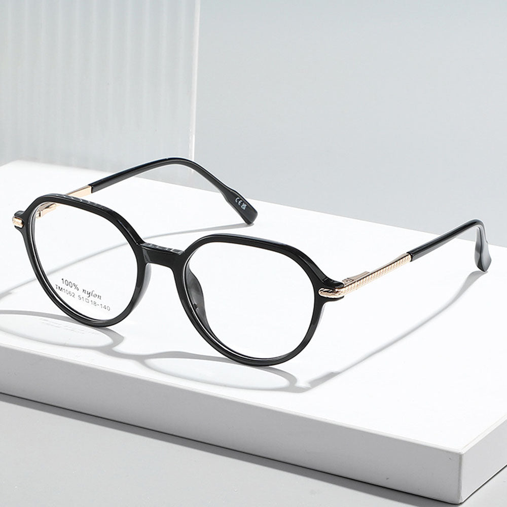 Lunettes d'ordinateur unisexes Techsuit TM1062, anti-lumière bleue, marron clair