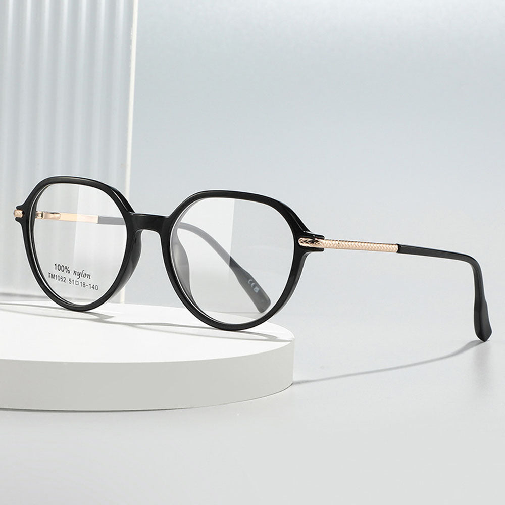 Lunettes d'ordinateur unisexes Techsuit TM1062, anti-lumière bleue, marron clair