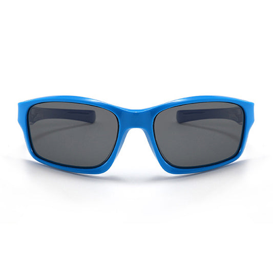 Sport-Sonnenbrille für Kinder Techsuit 8202-C21, polarisiert, Marineblau Rosa