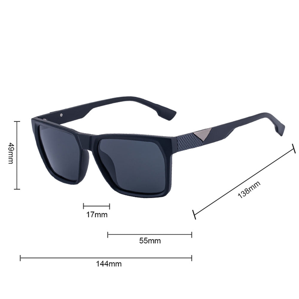 Herenzonnebril Techsuit 8500, Gepolariseerd, UV-bescherming, Bruin
