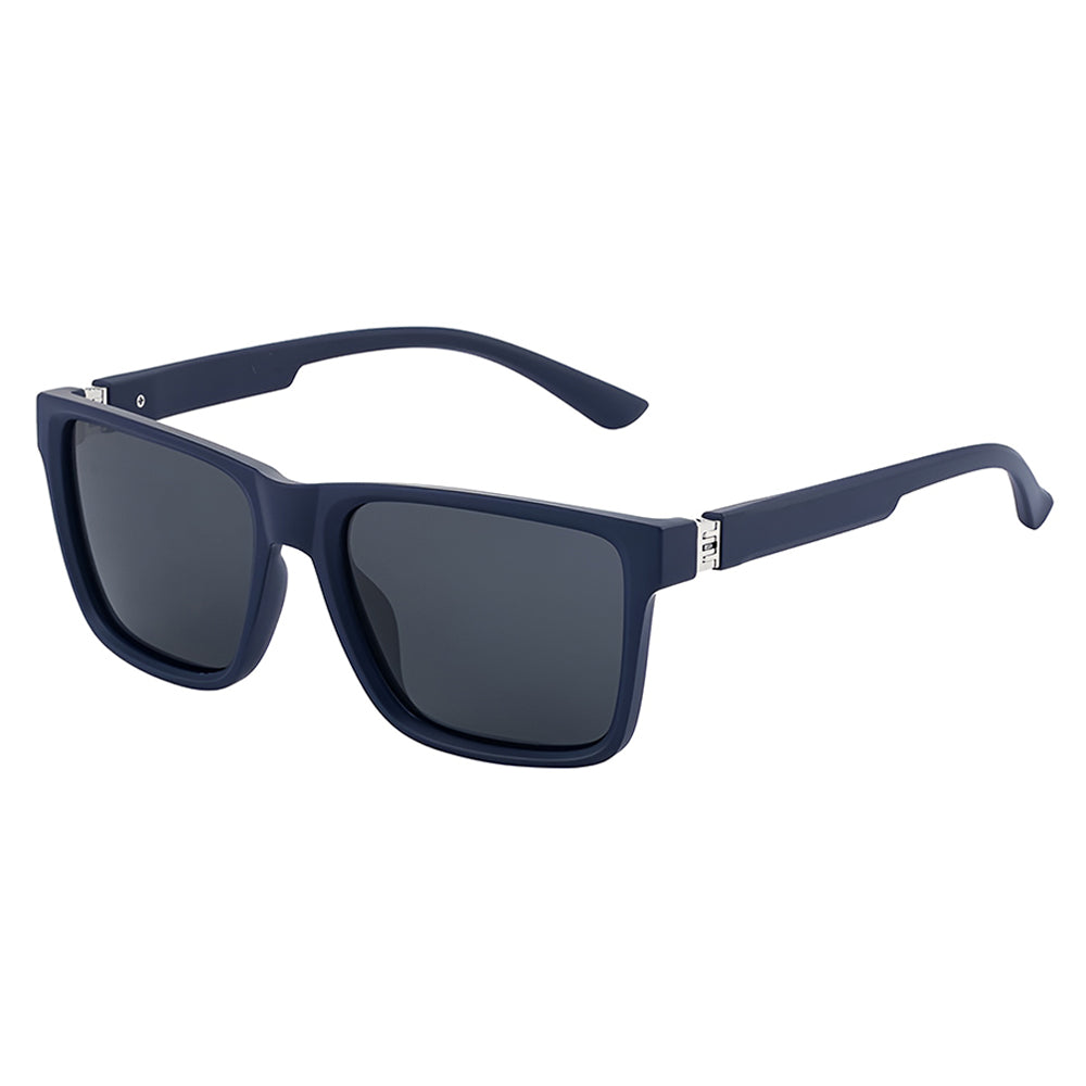 Herenzonnebril Techsuit 8506, Gepolariseerd, UV-bescherming, Mat Blauw Grijs
