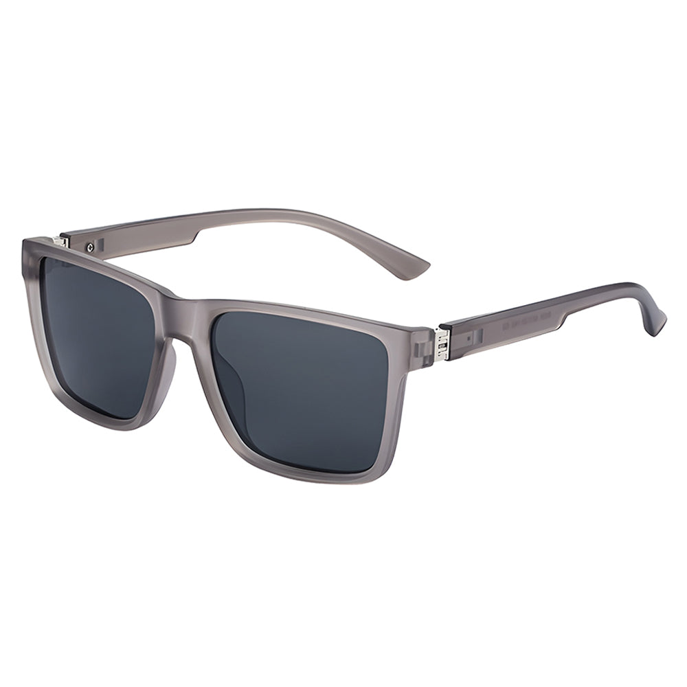 Herenzonnebril Techsuit 8506, Gepolariseerd, UV-bescherming, Matgrijs