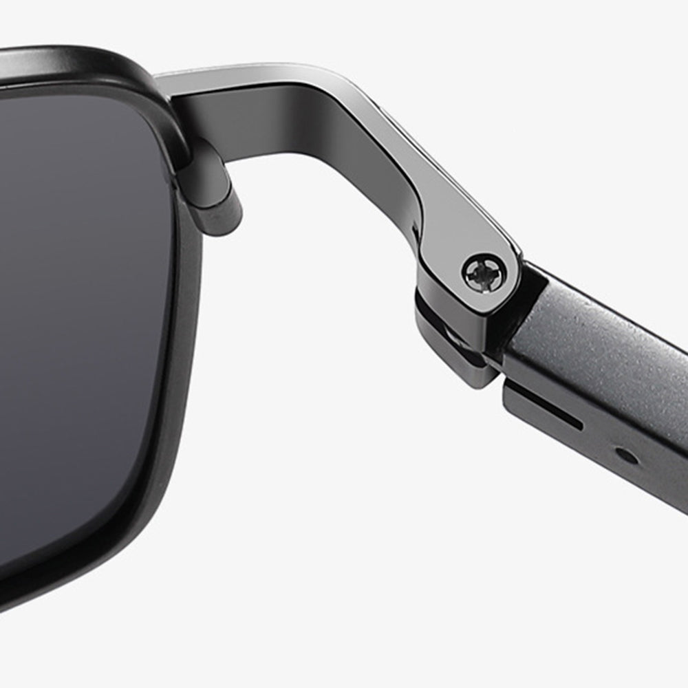 Herren-Sonnenbrille Techsuit LM001, polarisiert, UV-Schutz, grau photochromatisch