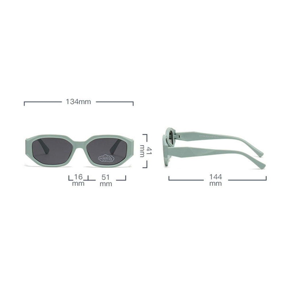 Techsuit 11153 Kinder Sonnenbrille, polarisiert, UV-Schutz, schwarz