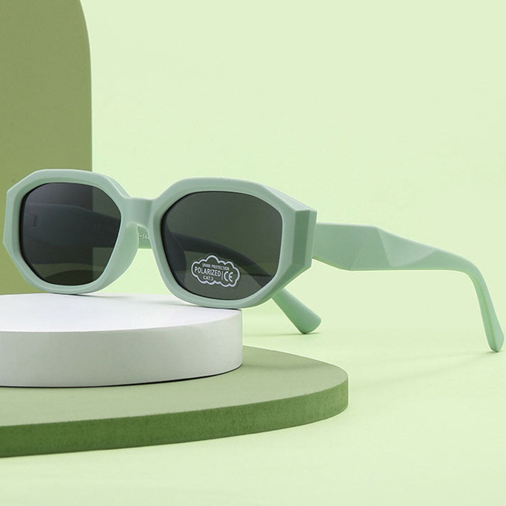 Techsuit 11153 Kinder Sonnenbrille, polarisiert, UV-Schutz, schwarz