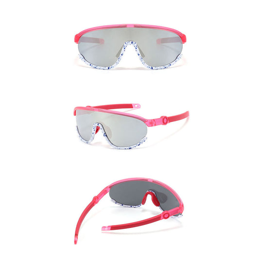 Techsuit Kinder Sonnenbrille 2025, polarisiert, UV-Schutz, gelb