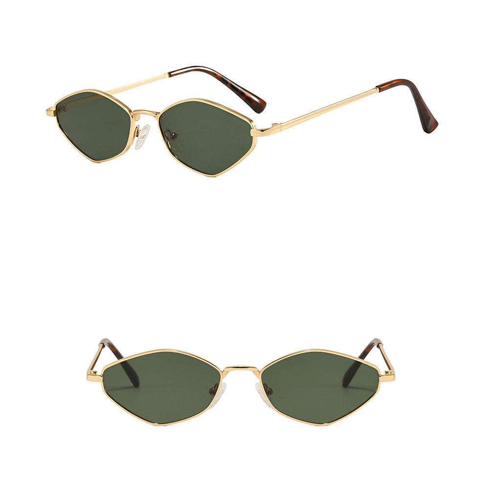 Dames Zonnebril Techsuit 6206, Goud Groen
