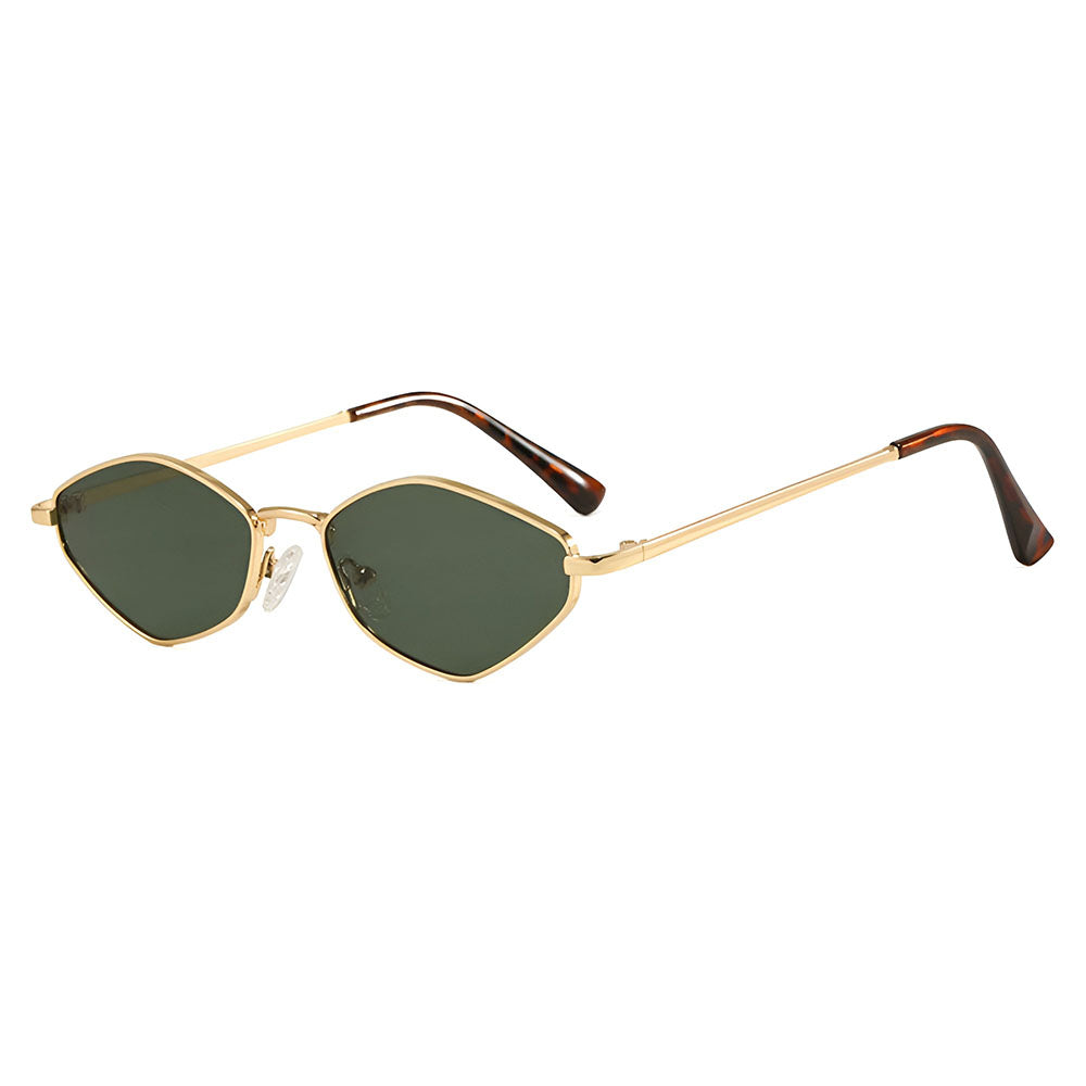 Dames Zonnebril Techsuit 6206, Goud Groen