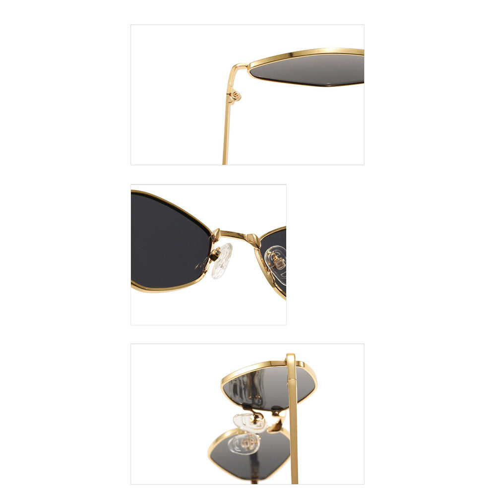 Dames Zonnebril Techsuit 6206, Goud Groen