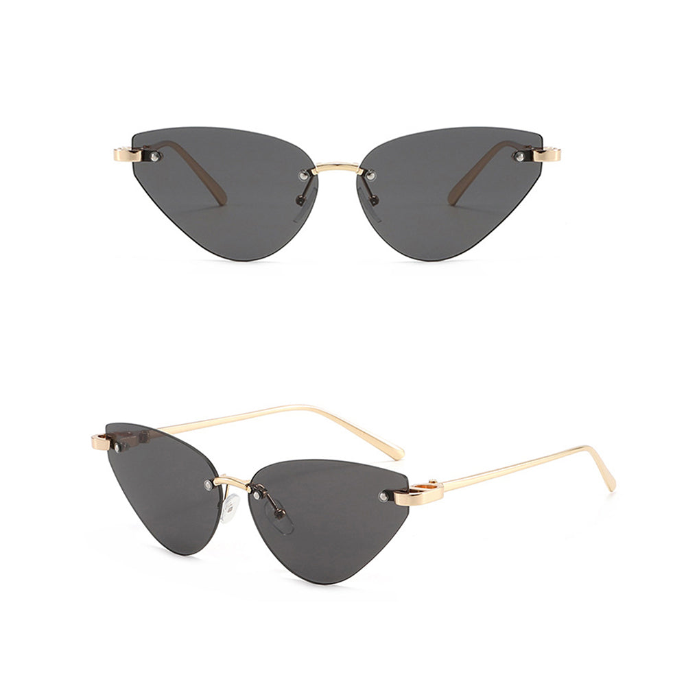 Dames Zonnebril Techsuit S099, Goud Zwart