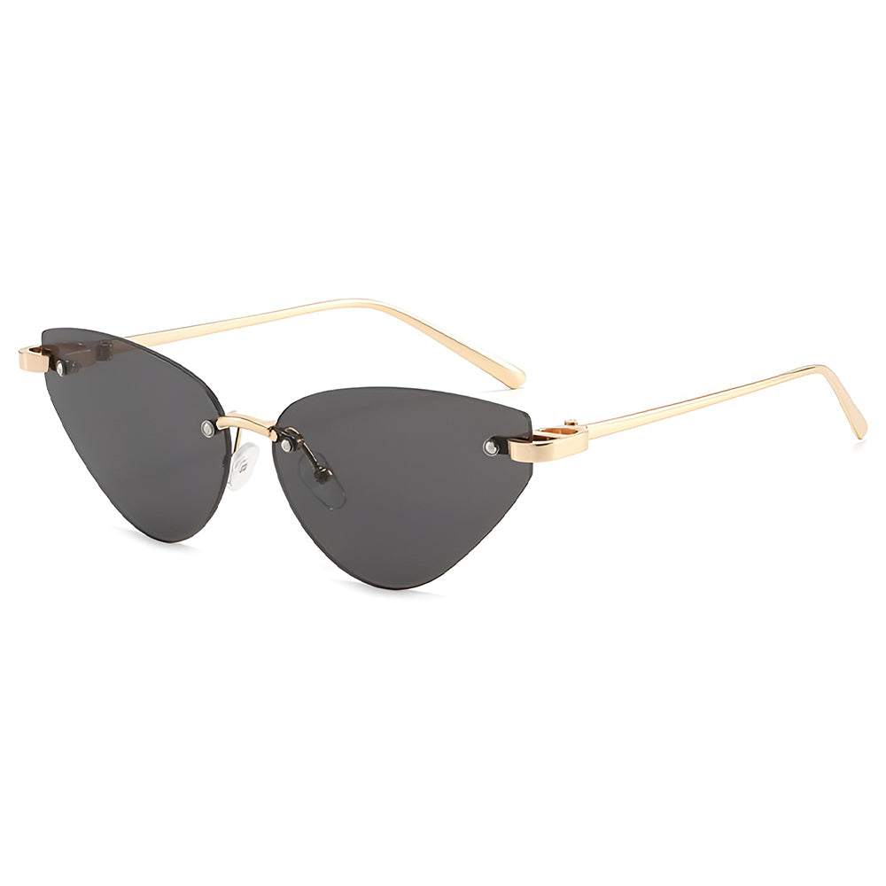 Dames Zonnebril Techsuit S099, Goud Zwart