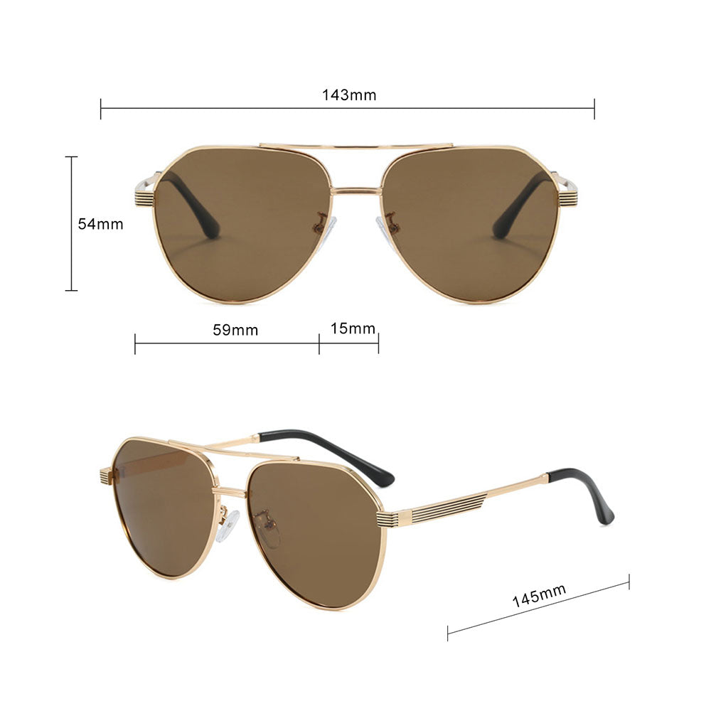 Unisex Techsuit 8622 Sonnenbrille, polarisiert, UV-Schutz, Dunkelgrau