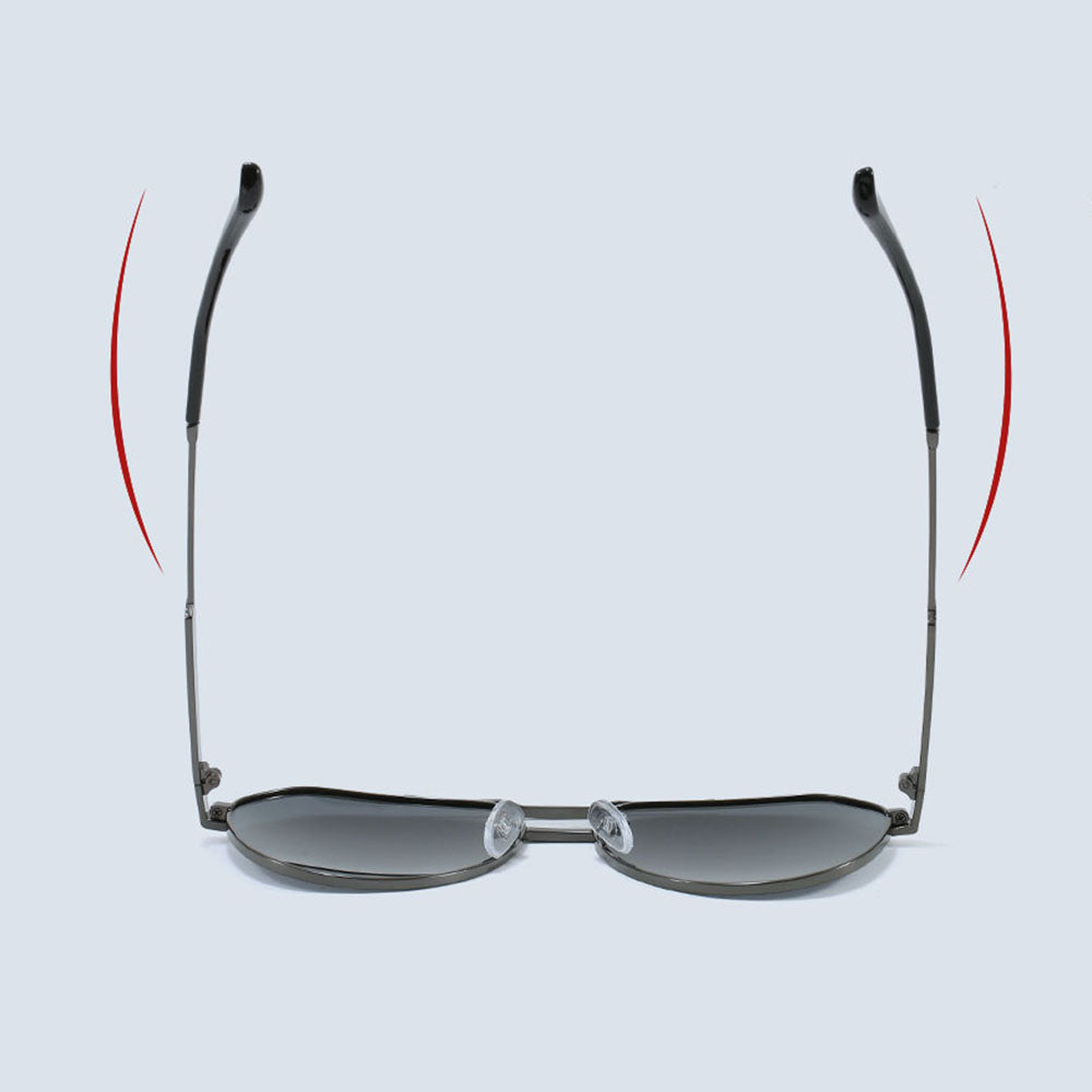 Unisex Techsuit 8622 Sonnenbrille, polarisiert, UV-Schutz, Dunkelgrau