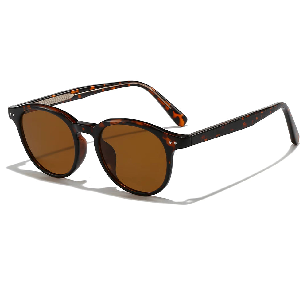 Unisex Techsuit 99046 Sunglasses, Brown Print