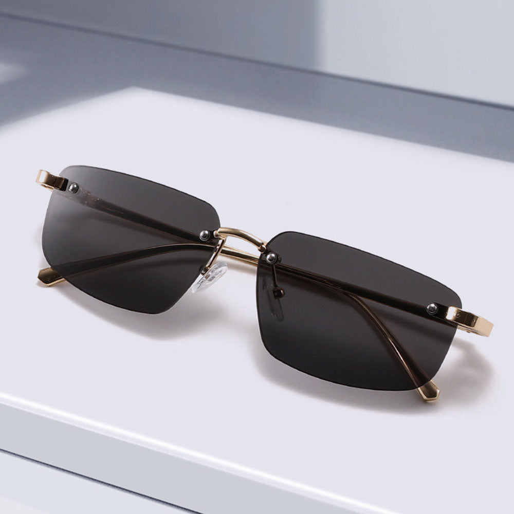 Unisex Techsuit S098 Sunglasses, Silver Blue
