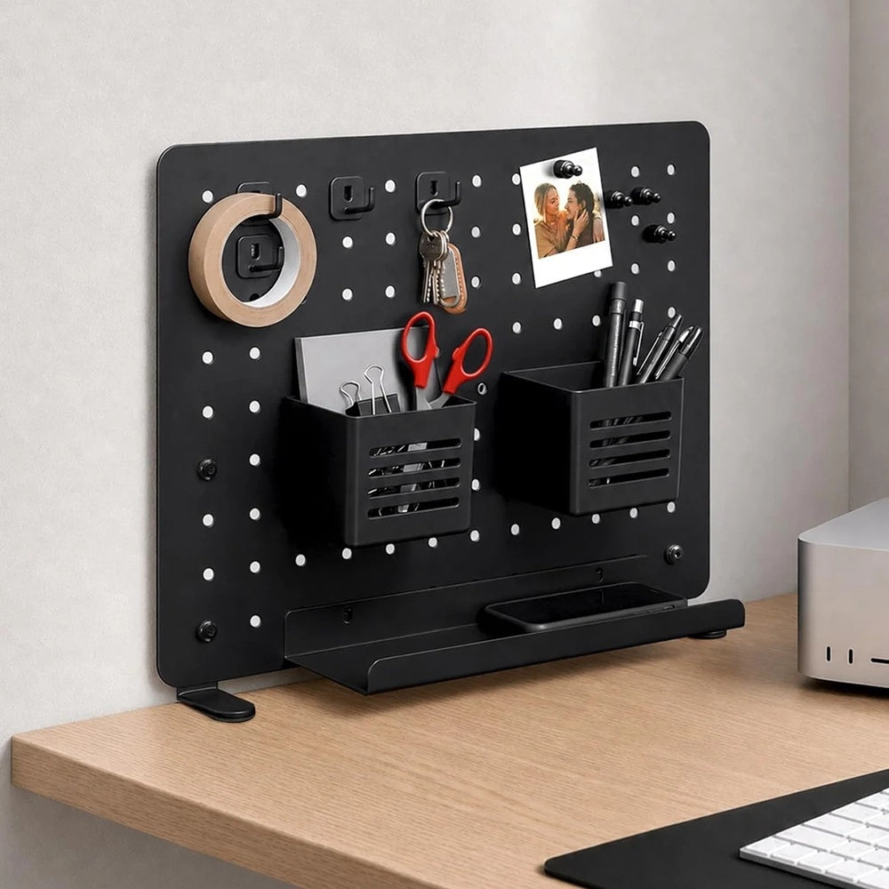Organisateur de Bureau Métallique Spigen LD405, Noir AHP11400