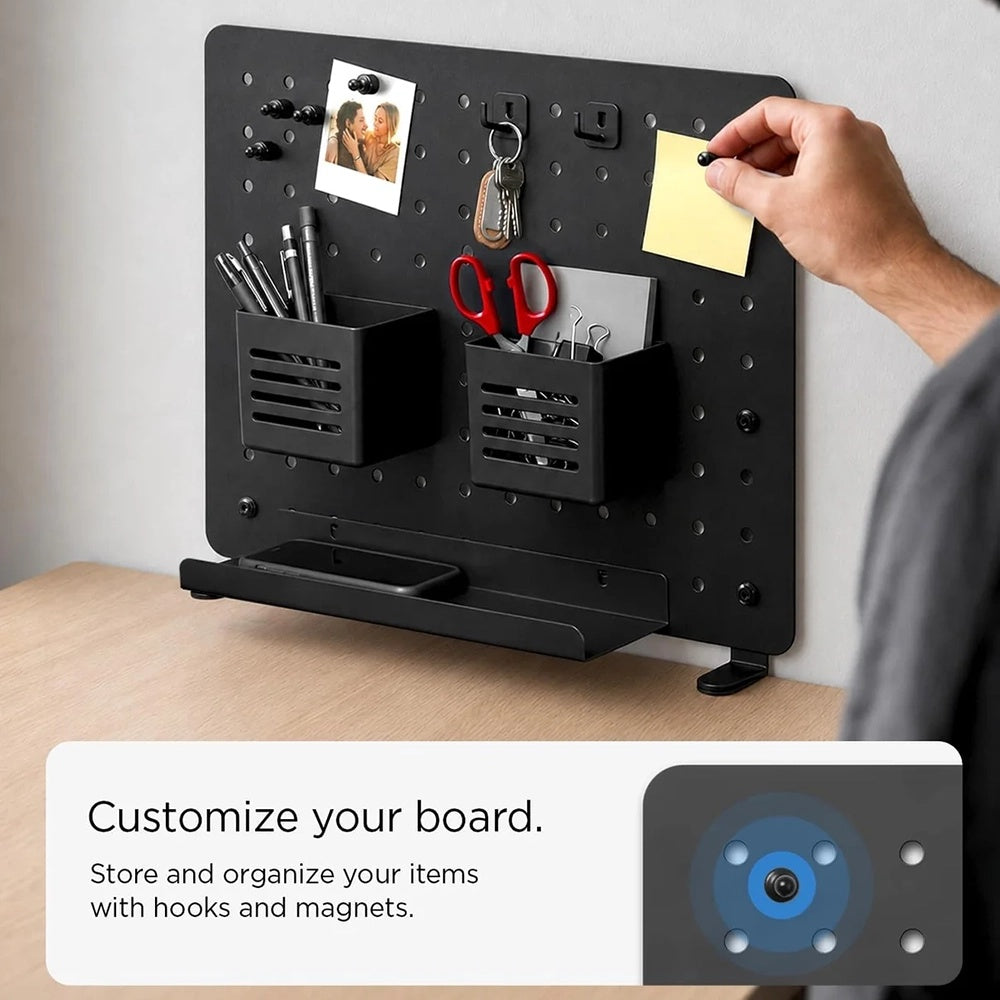 Organisateur de Bureau Métallique Spigen LD405, Noir AHP11400