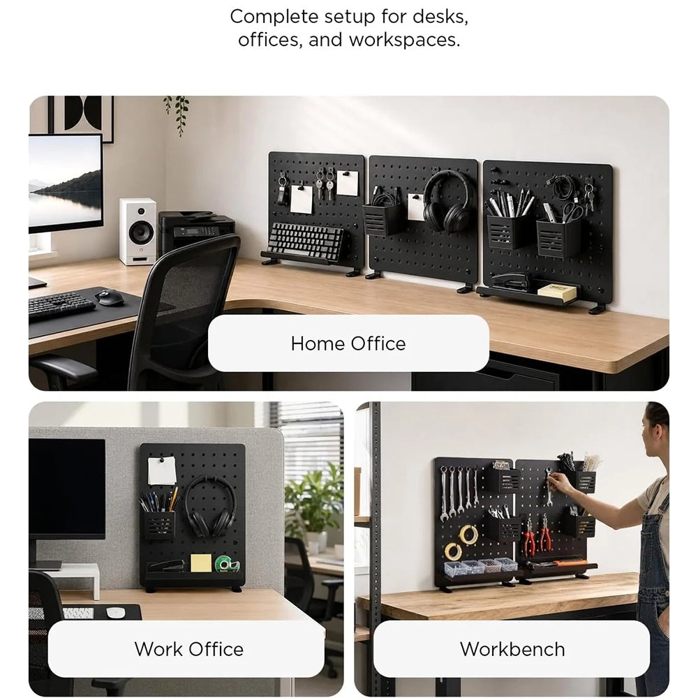 Organisateur de Bureau Métallique Spigen LD405, Noir AHP11400