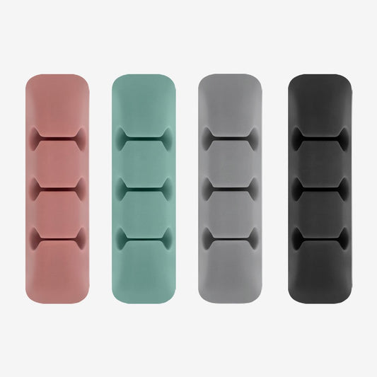 Kabelorganisator Ringke, Set 4 Stück, Verschiedene Farben