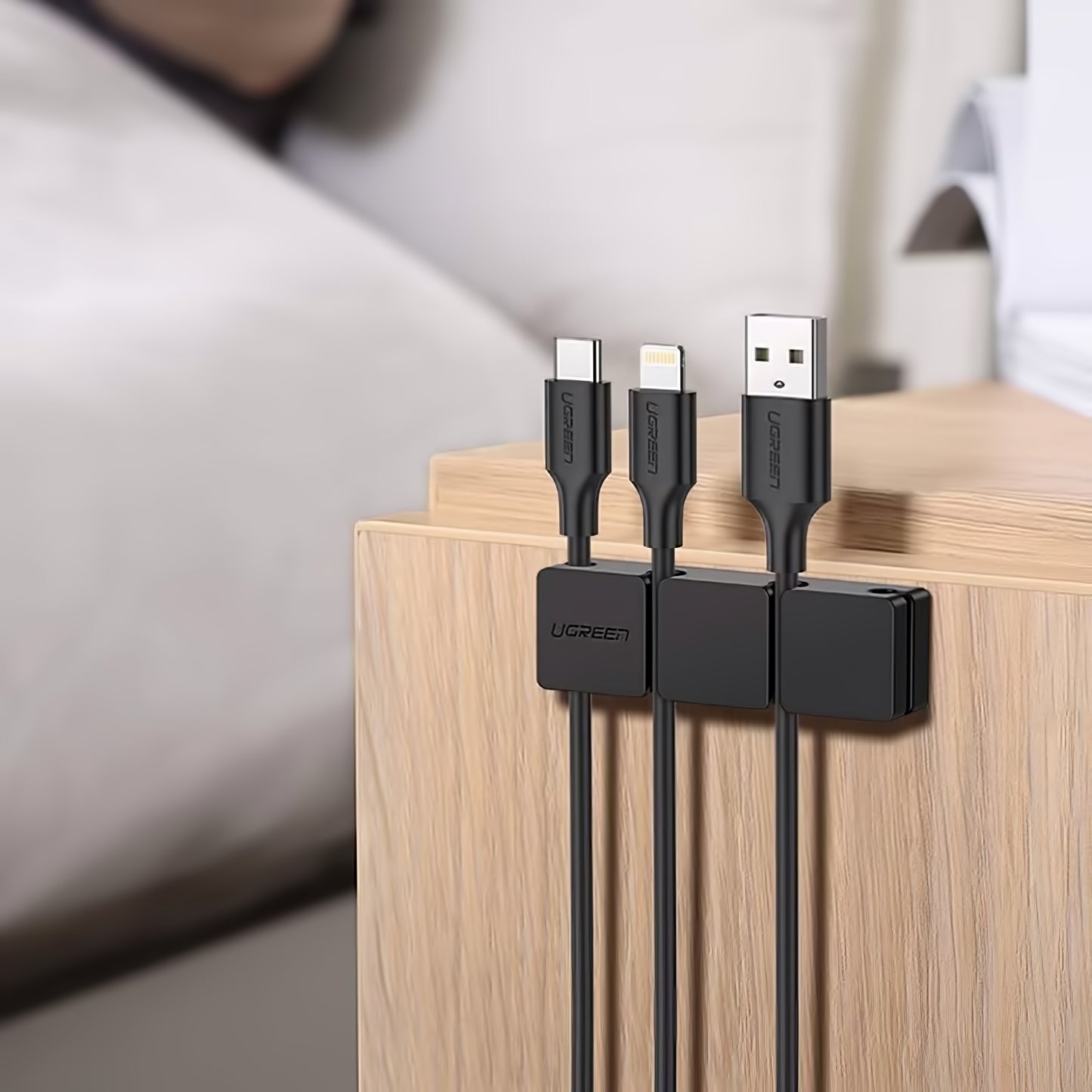 Kabel Organiser UGREEN LP208, Zwart