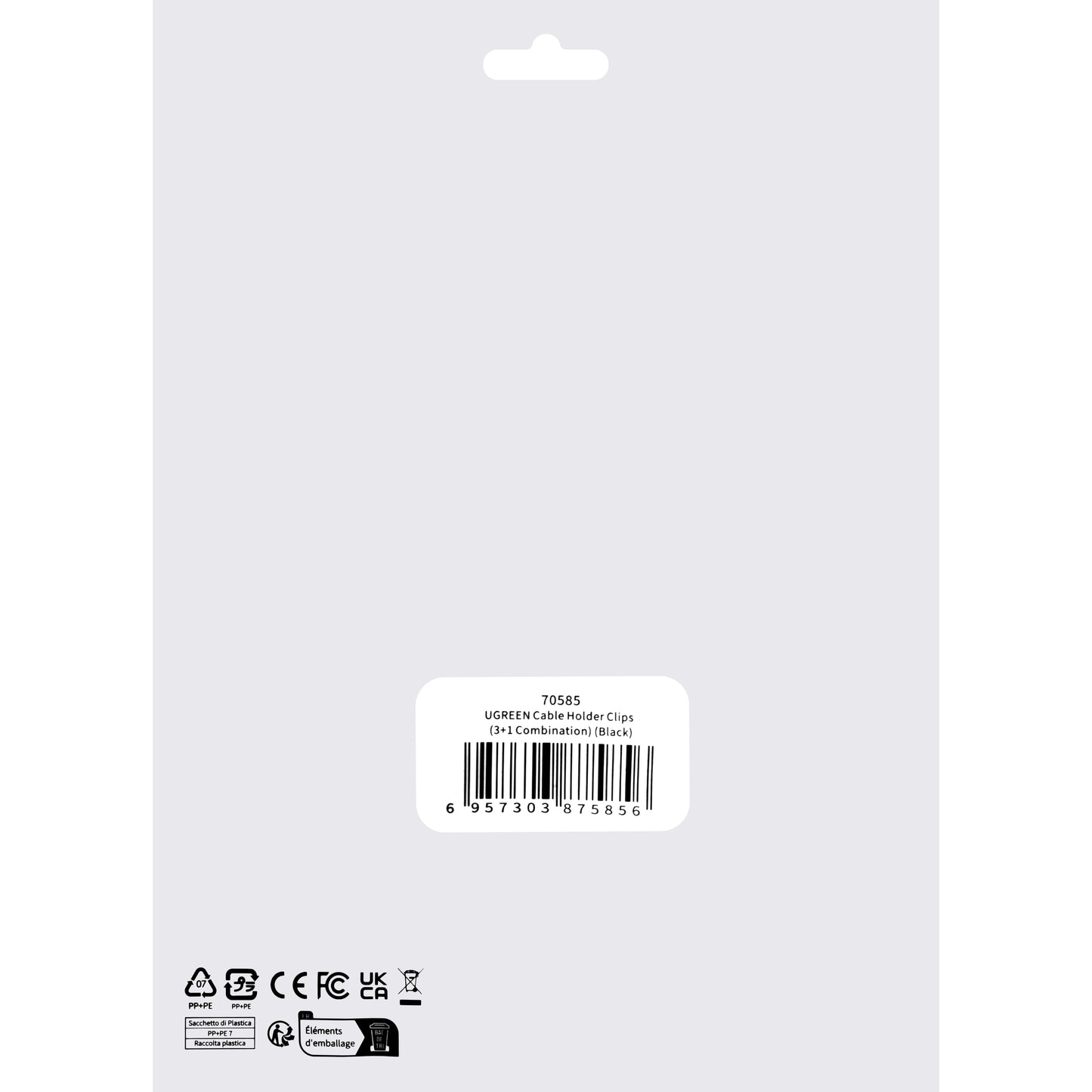 Kabel Organiser UGREEN LP208, Zwart
