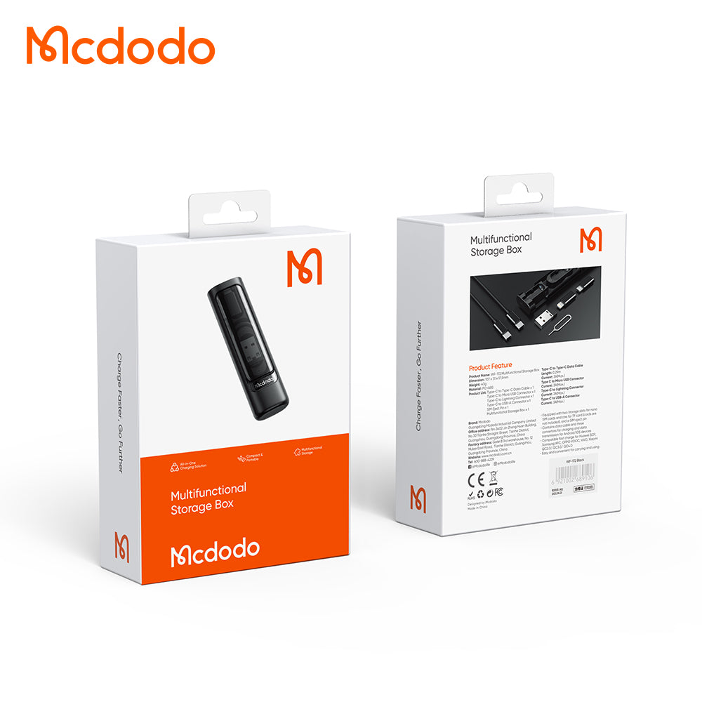 Organizer mit Zubehör McDodo WF-1720, Schwarz