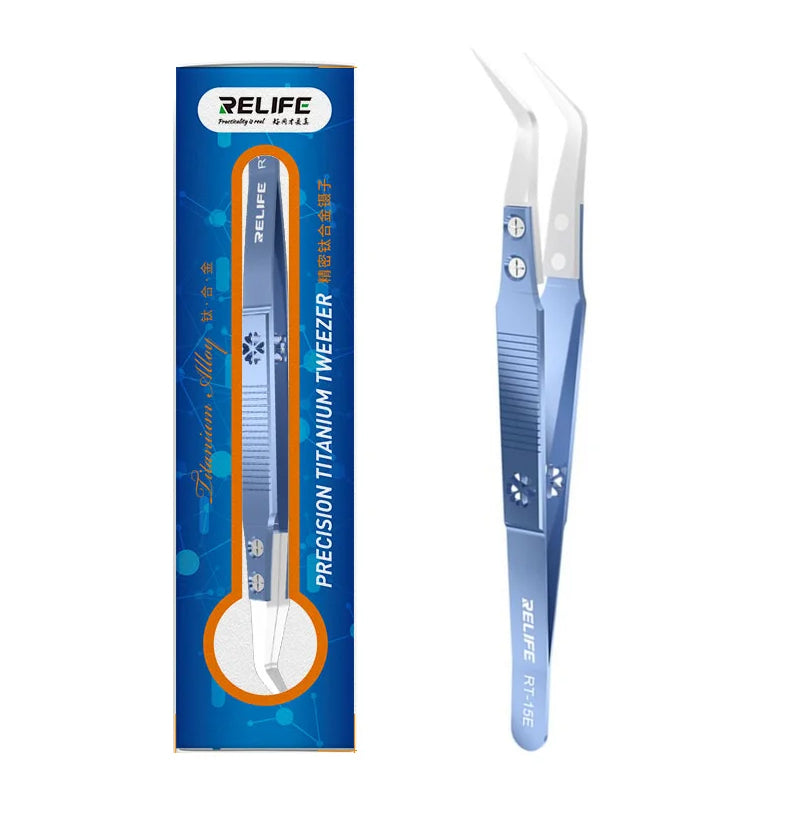 Gebogene Pinzette Relife RT-15E