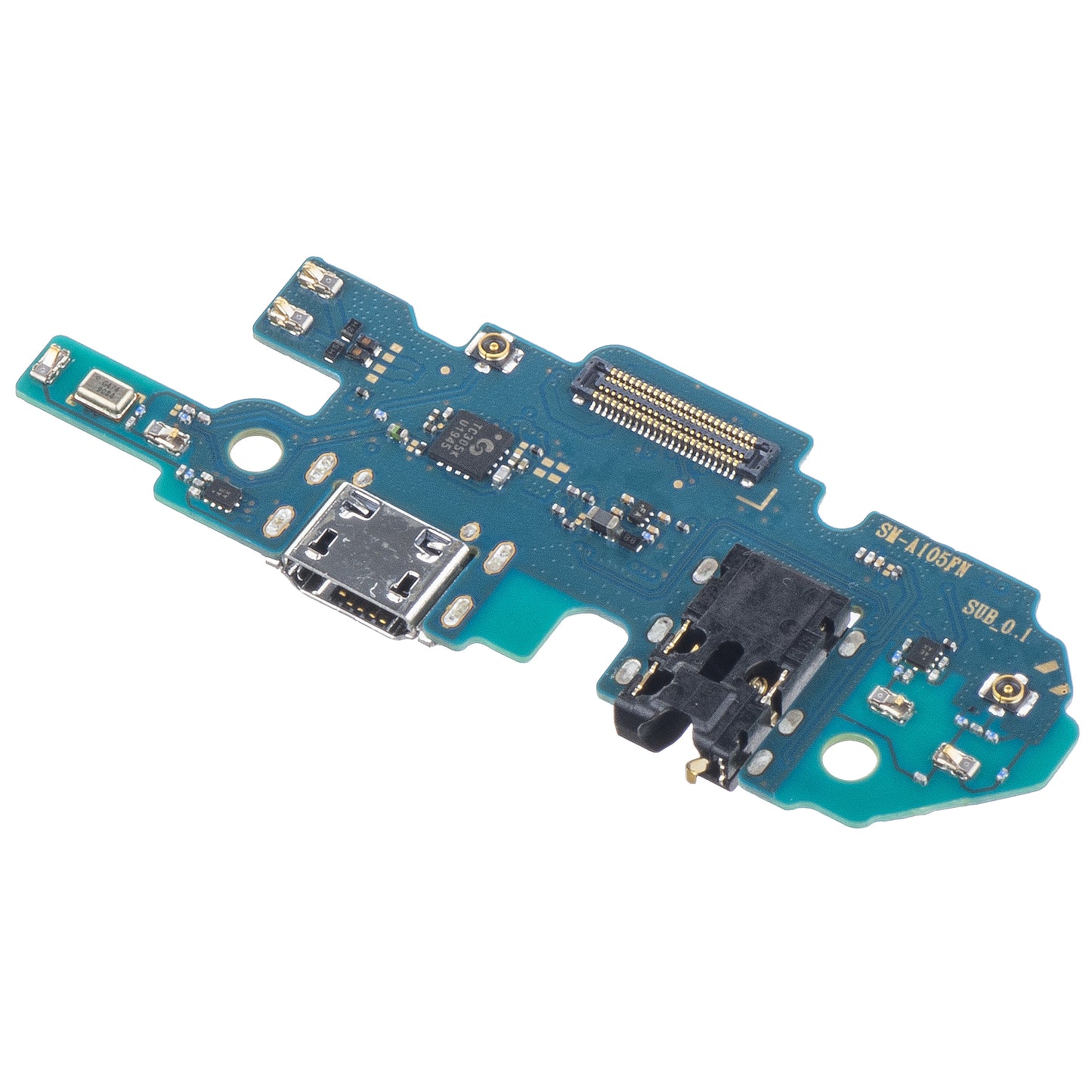 Lade-/Audio-/Mikrofonanschlussplatine Samsung Galaxy A10 A105, SUB 0.1