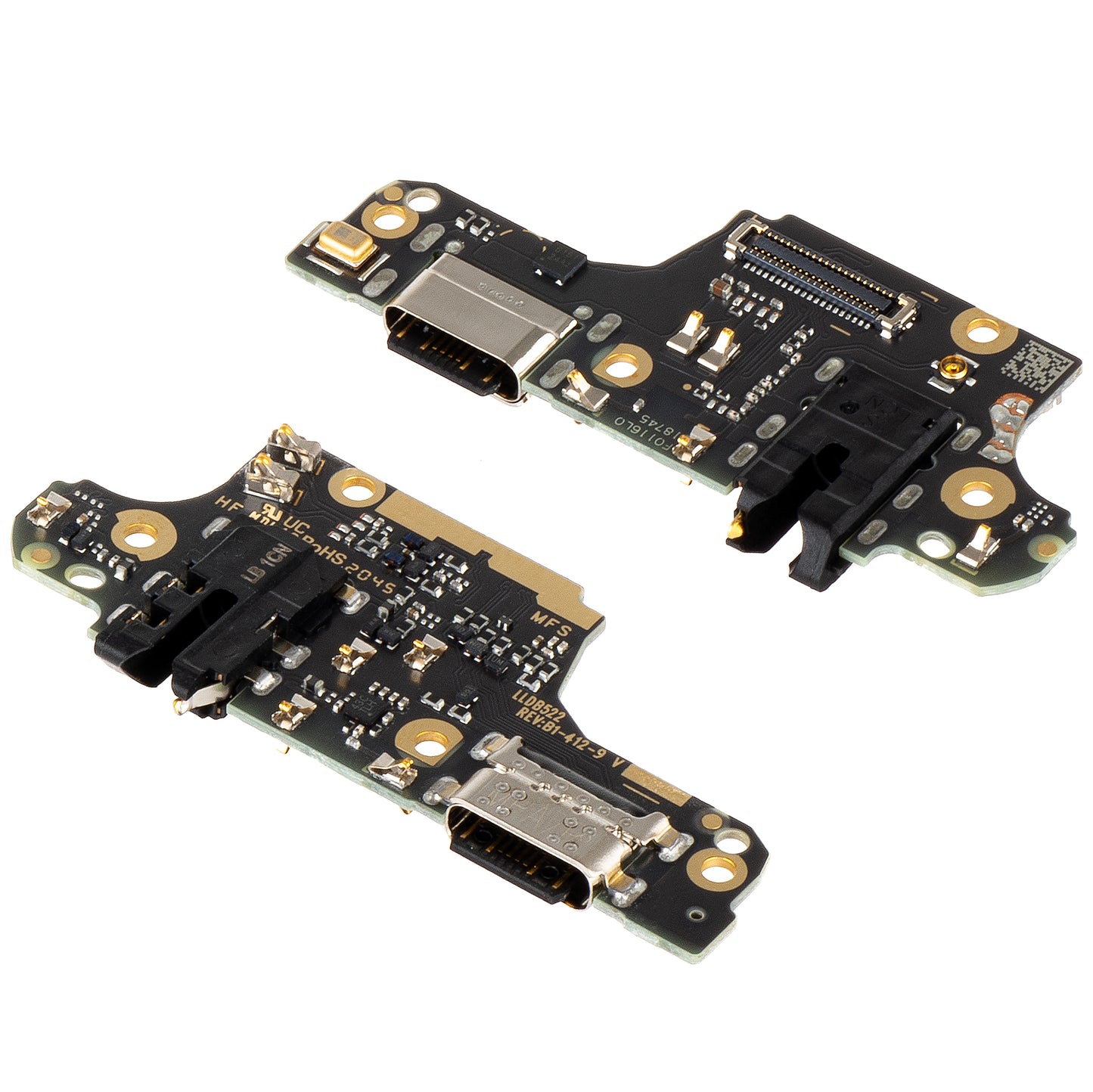 Laadconnector - Audio - Microfoonkaart Xiaomi Redmi Note 9S / Note 9 Pro, Service Pack 560001J6A100