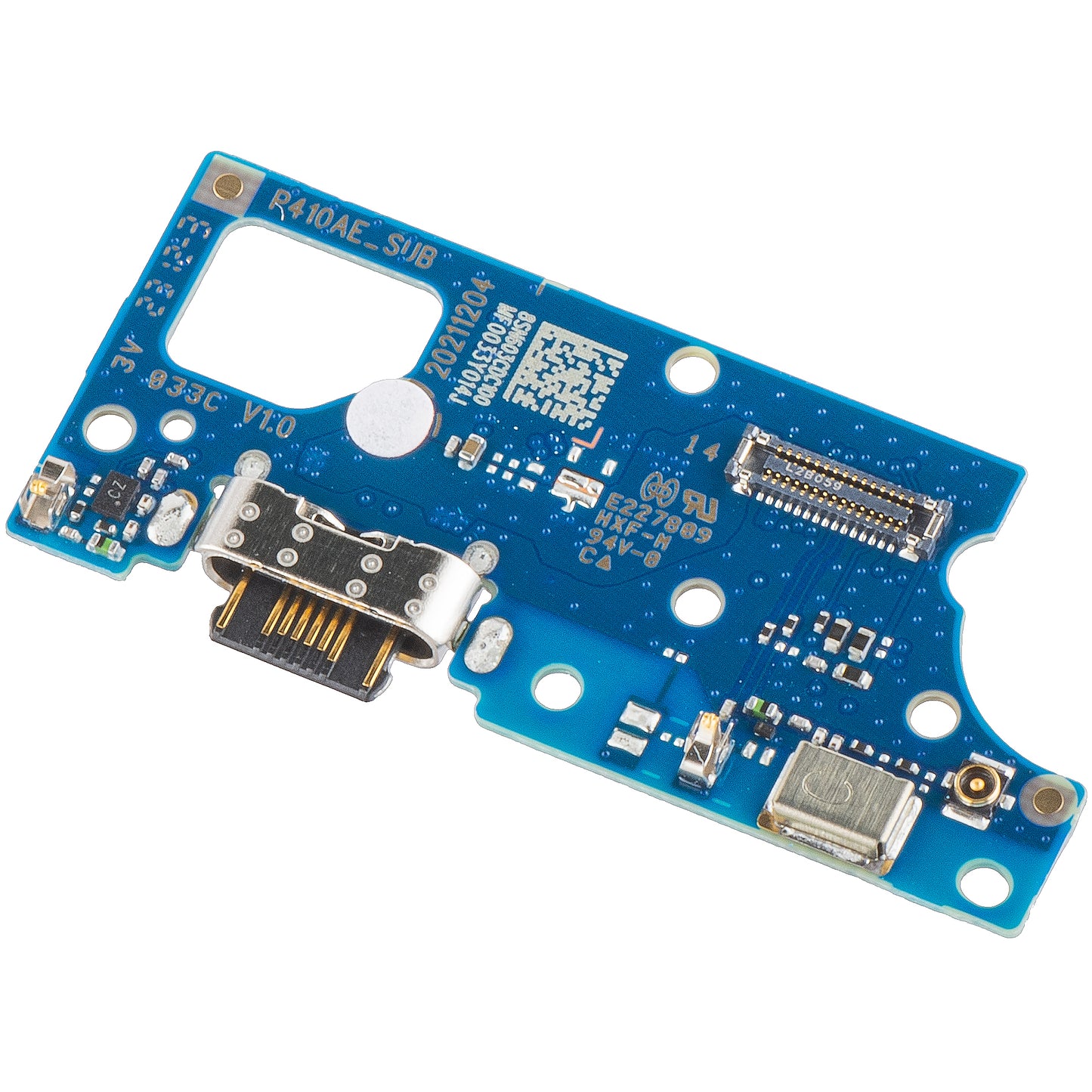 Plate with Charging Connector - Microphone Motorola Moto G22, Service Pack 5P68C20429
