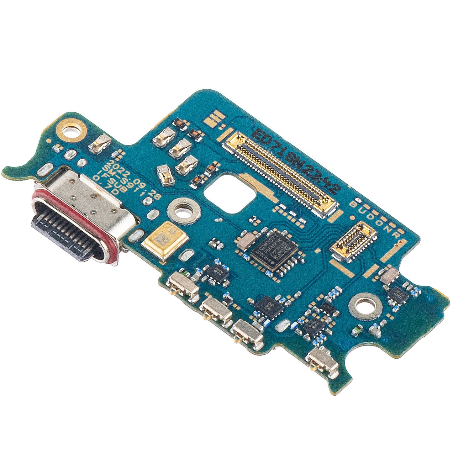 Samsung Galaxy Galaxy S23 S911 Carte SIM avec connecteur de charge - Microphone - Module de lecture SIM