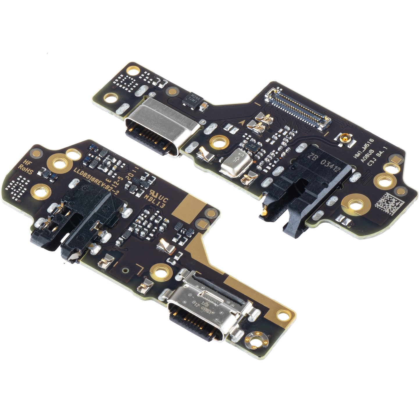 Laadconnector - Audio - Microfoonkaart Xiaomi Redmi Note 8, Service Pack 56000B0C3J00