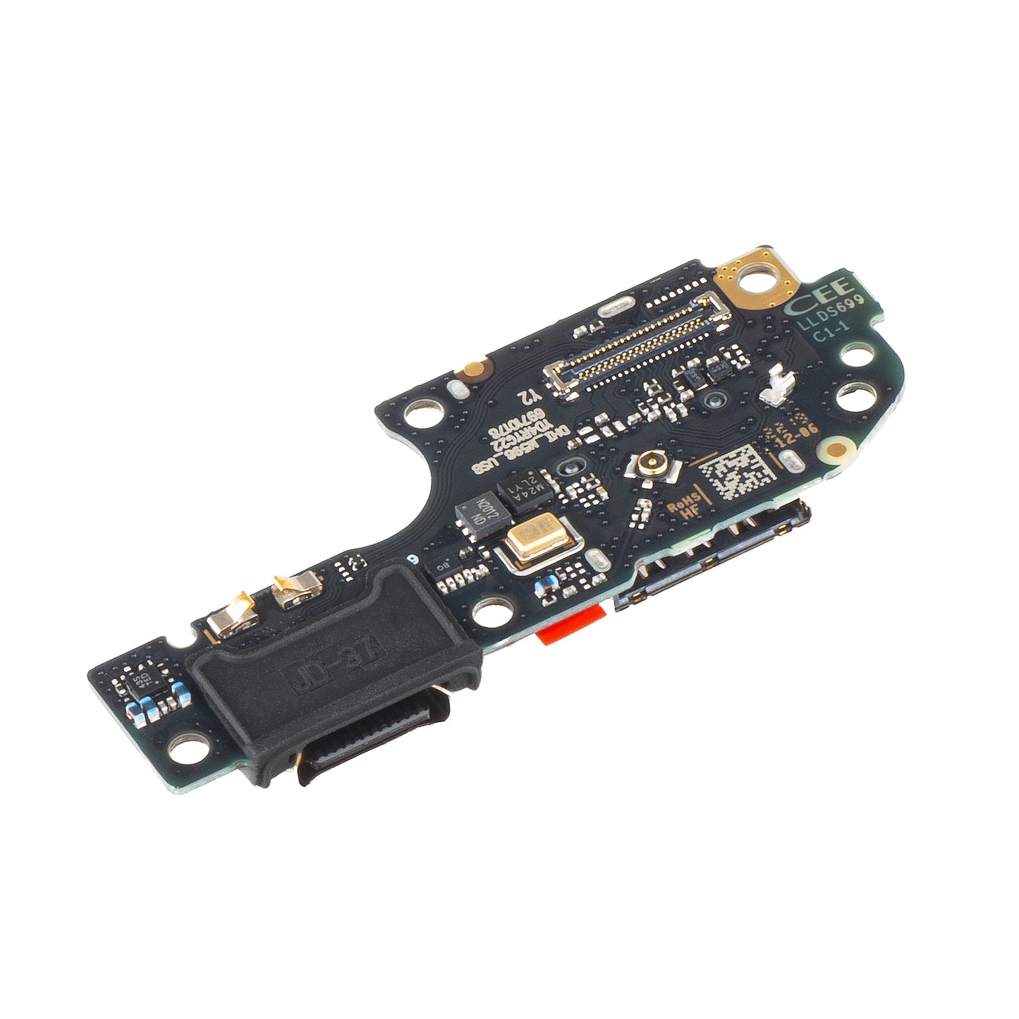 Platine mit Ladeanschluss - Mikrofon - SIM-Lesemodul Huawei nova Y90, Service Pack 02355BPM
