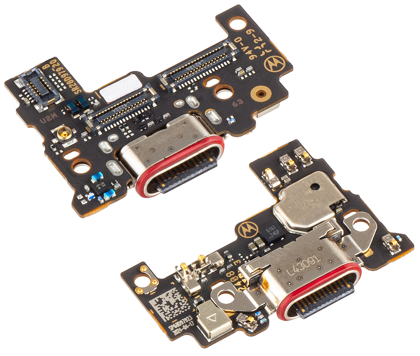 Laadconnectorplaat - Microfoon Motorola Edge 50 Ultra, Service Pack 5P68C24477