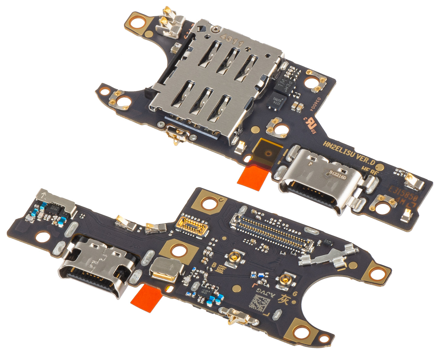Laadconnectorplaat - Microfoon Honor 200, Service Pack 0235AKMN