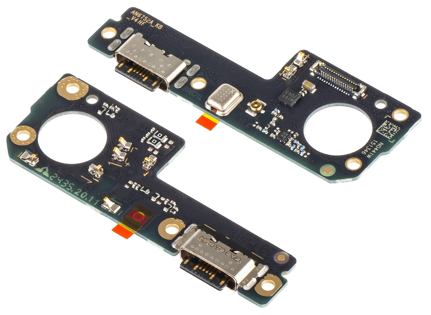 Laadconnectorplaat - Microfoon Xiaomi Redmi Note 13 5G, Service Pack 5600010N1700