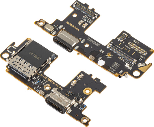 Carte avec Connecteur de Charge - Microphone - Module Lecteur SIM Xiaomi Mi 11 5G, Service Pack 56000F00K200
