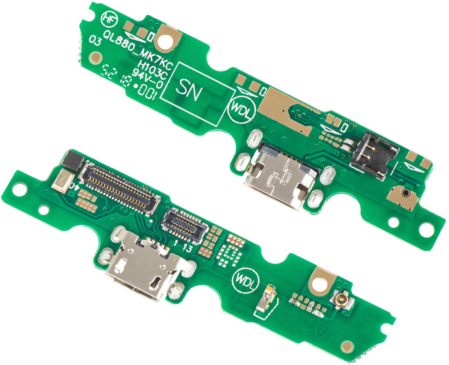 Laadconnectorplaat - Microfoon Motorola Moto G5