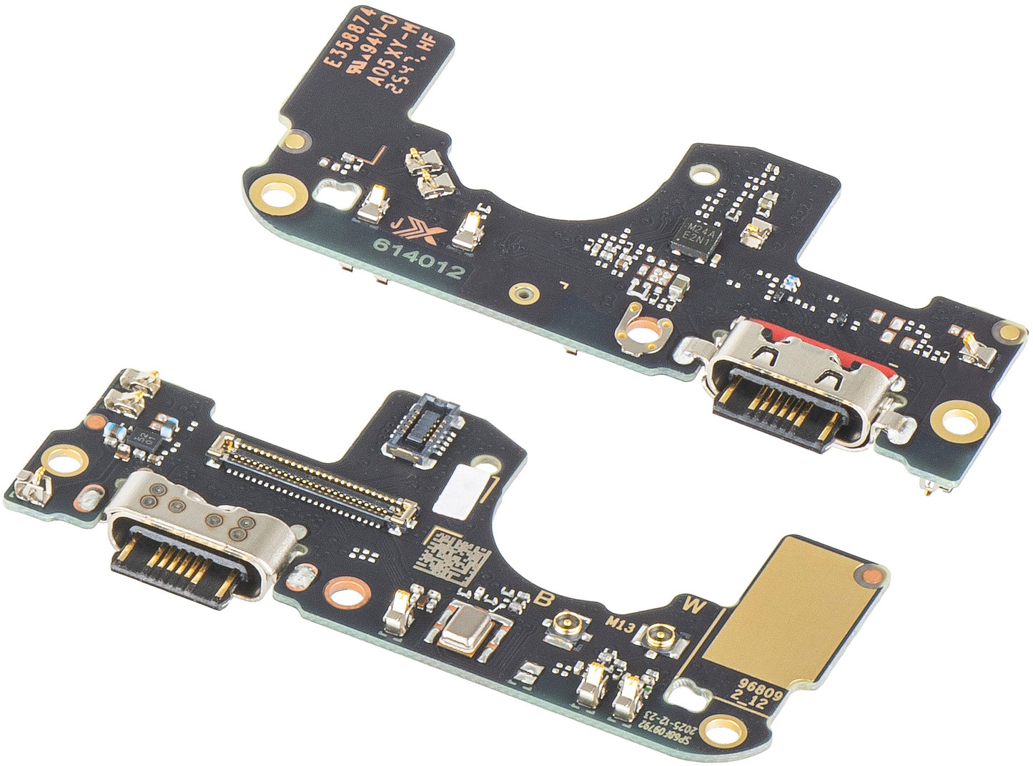 Carte avec Connecteur de Charge - Microphone Motorola Moto G77 / G67, Service Pack 5B28C32011