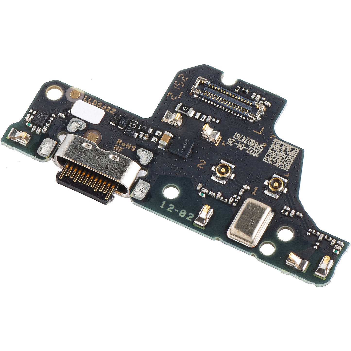 Motorola Moto G31 Microfoon opladen Connector Board, Service Pack 5P68C19994