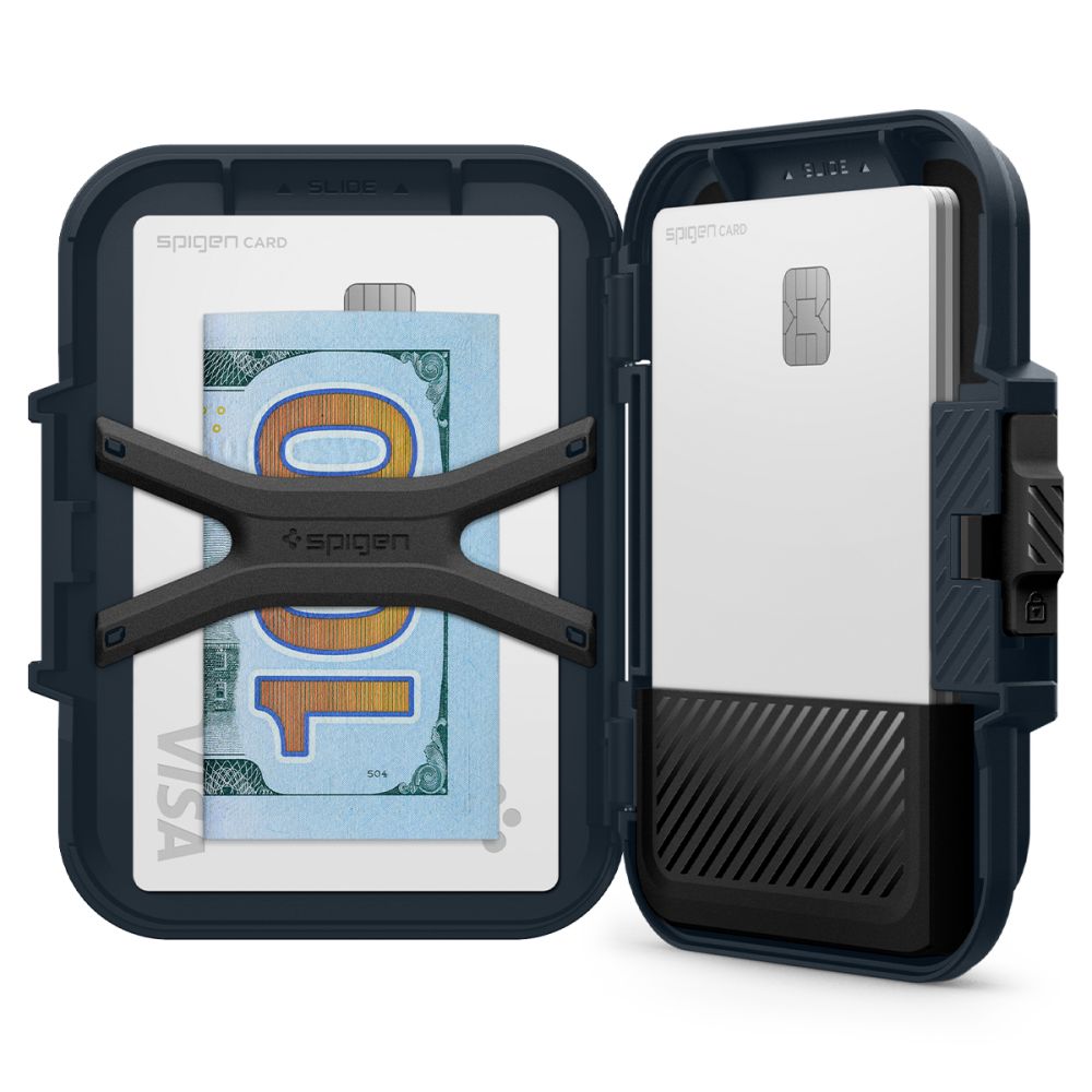 Magsafe portemonnee, Spigen, Lock Fit, Zwart