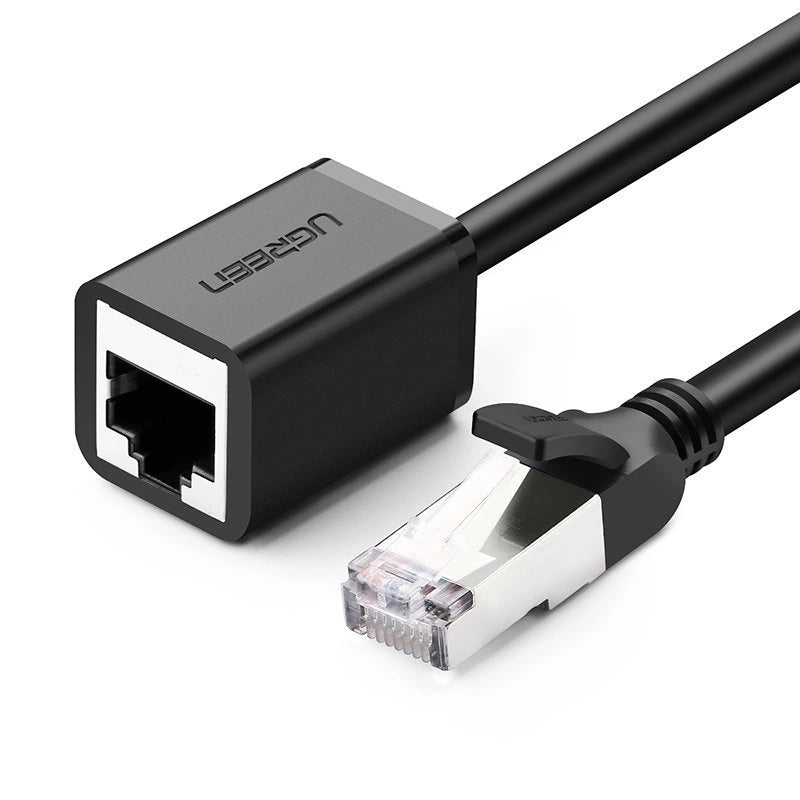 Netwerkkabel Verlengsnoer UGREEN NW112, RJ45 - RJ45, 0,5m, Zwart