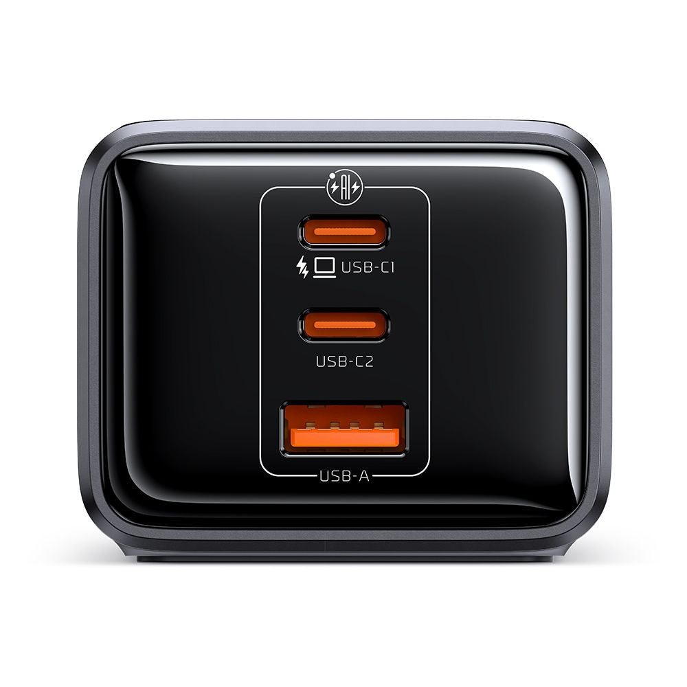 McDodo verlengsnoer CH-0620, 3 x Schuko - 1 x USB-A - 2 x USB-C, Zwart