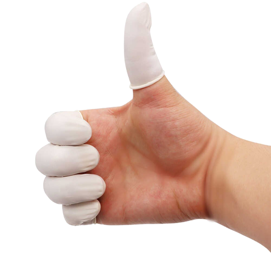 Protection Latex Antistatique OEM pour doigts, Lot de 100 pièces