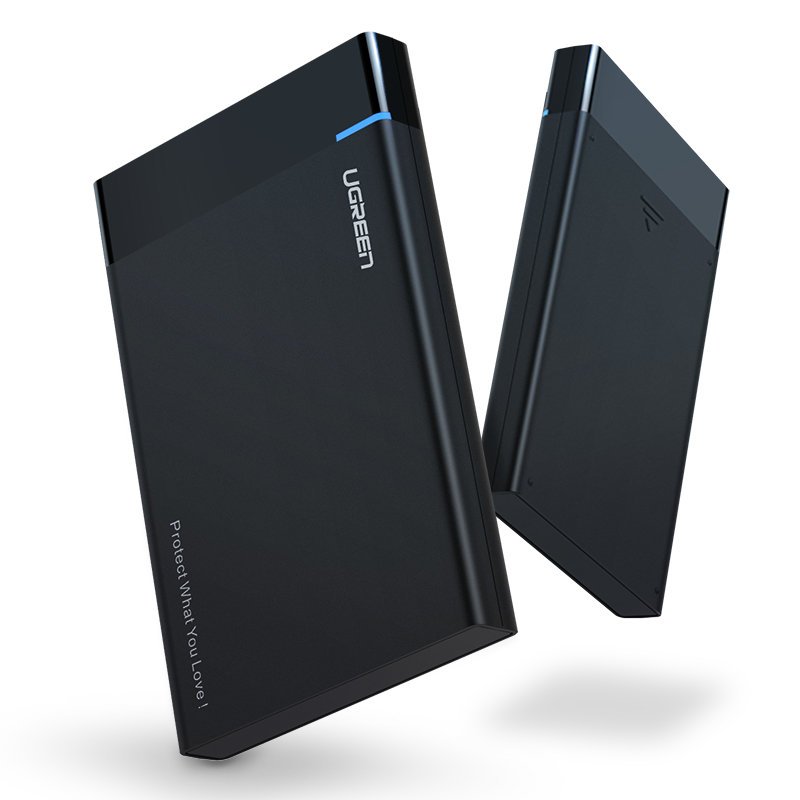 UGREEN US221 Rack voor HDD / SSD SATA 2.5inch, USB 3.2, Zwart