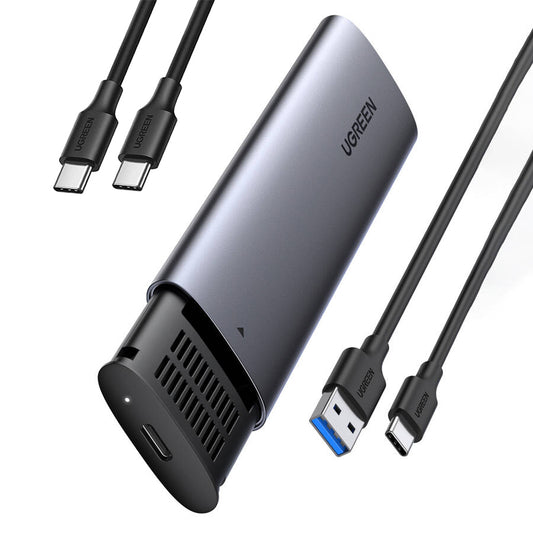 UGREEN CM400 Rack für SSD M.2 NGFF 2230 / 2242 / 2260 / 2280 SATA M.2 NGFF 2230 / 2242 / 2260 / 2280 SATA, Grau