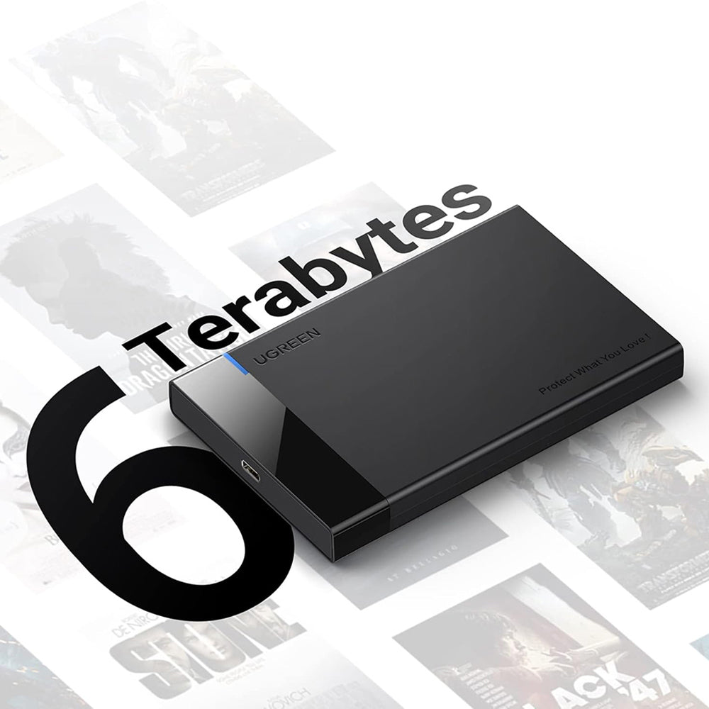 Rack UGREEN US221 (50743) pour HDD / SSD SATA 2.5 pouces, USB-C, Noir