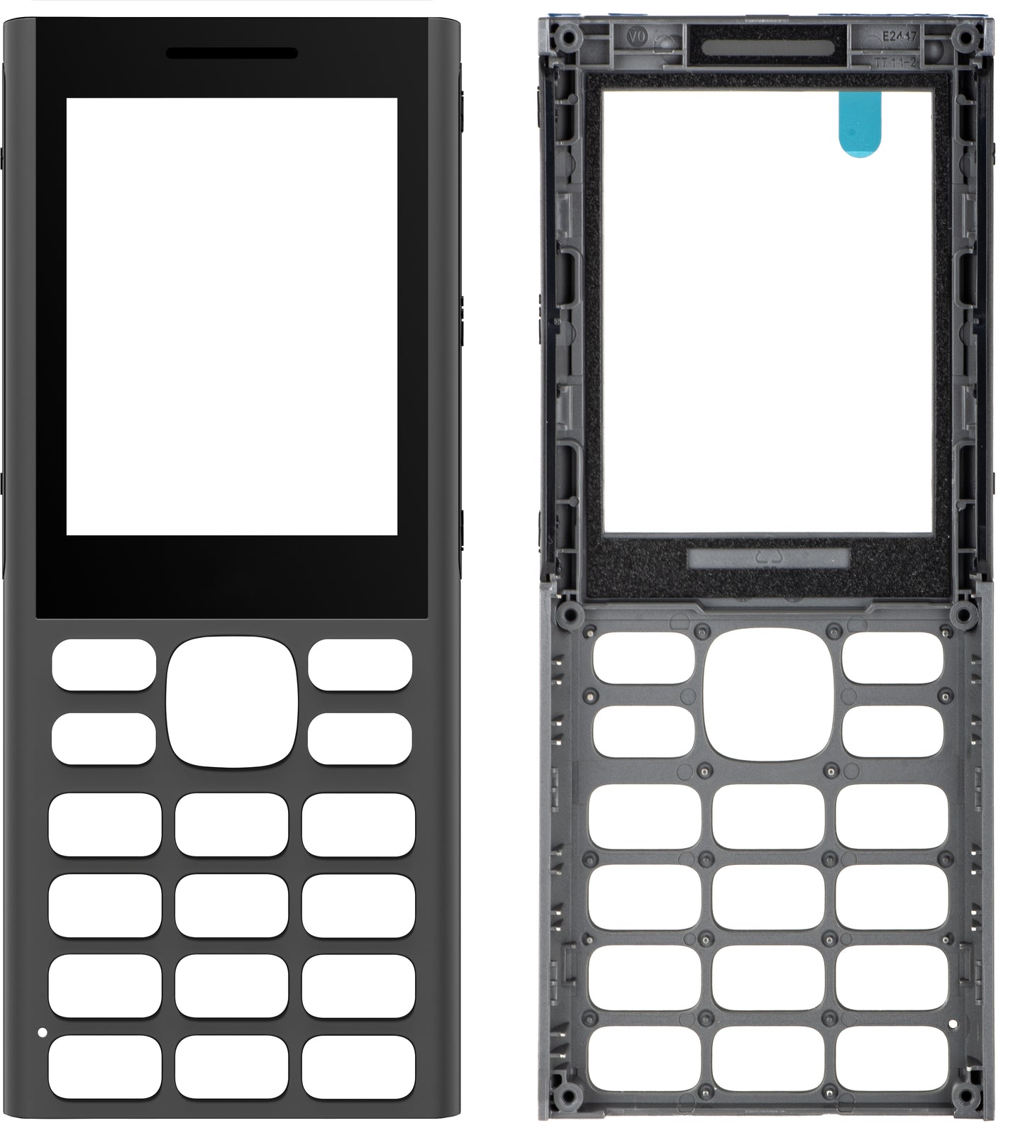 Voorzijde voor HMD 130 Music, Grijs